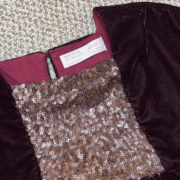 Zara girls velvet dress - Picture 2 of 4